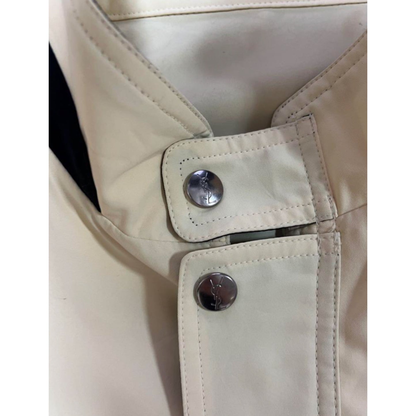 Yves Saint Laurent Pour Homme Logo Zipper Parka