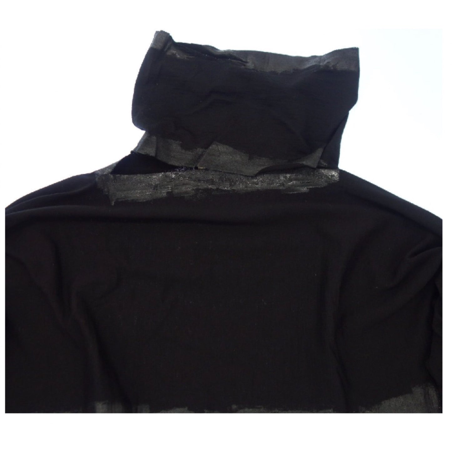 Comme Des Garcons Turtleneck Cropped Slit Neck LS Top