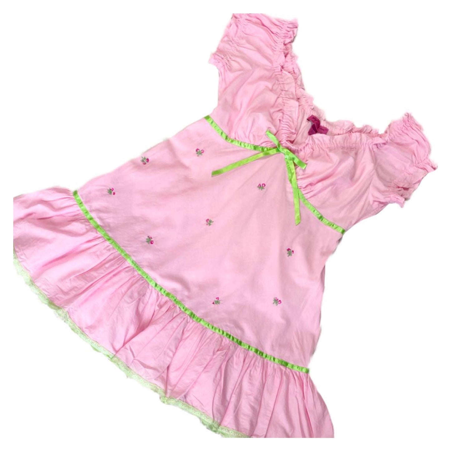 Betsey Johnson Puff SSDitsy V Neck Intimates Tunic