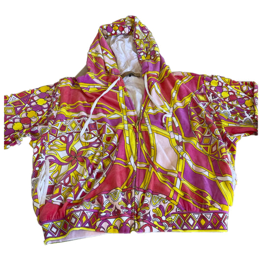 Emilio Pucci Terry Towel Print BatwingJacket