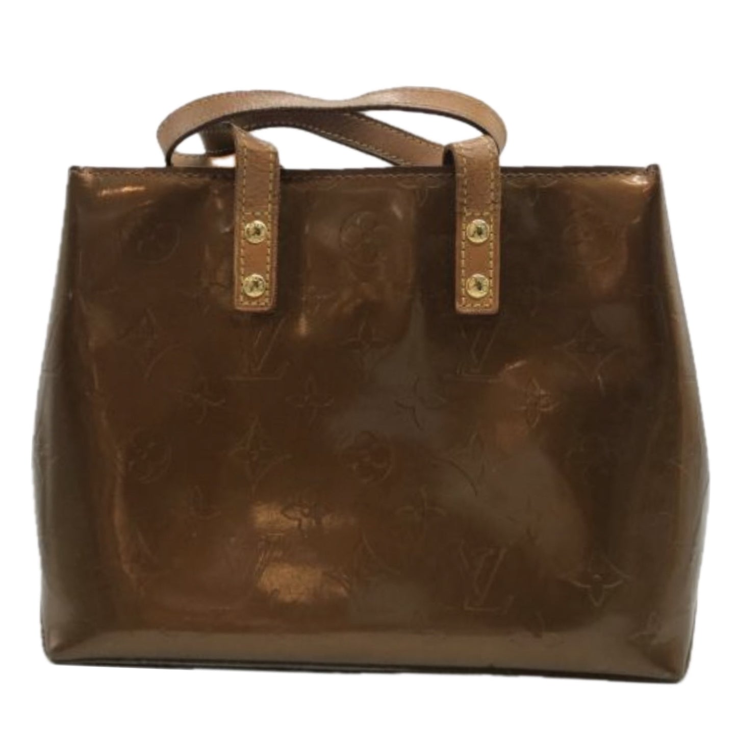 Louis Vuitton Bronze Vernis Enamel Monogram Handbag