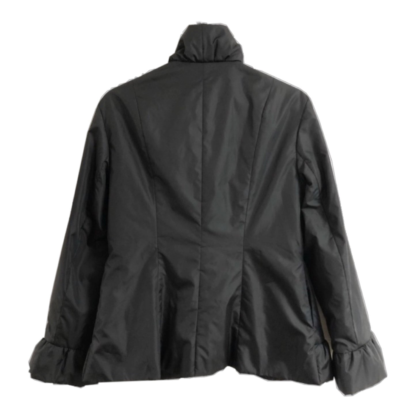 Christian Dior Puffer Ruffle Hem, Neck Jacket