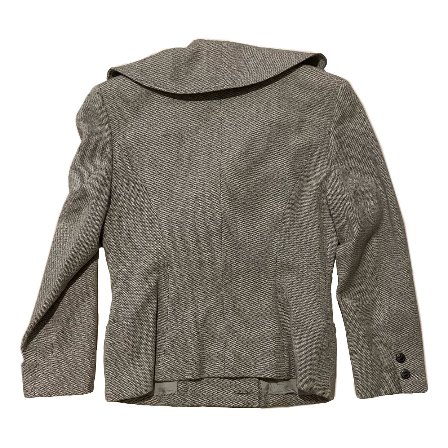 Courreges Sailor Collar Tweed Skort Suit