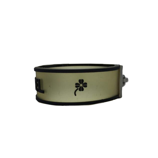 Chanel Rubber Logo Bangle Bracelet