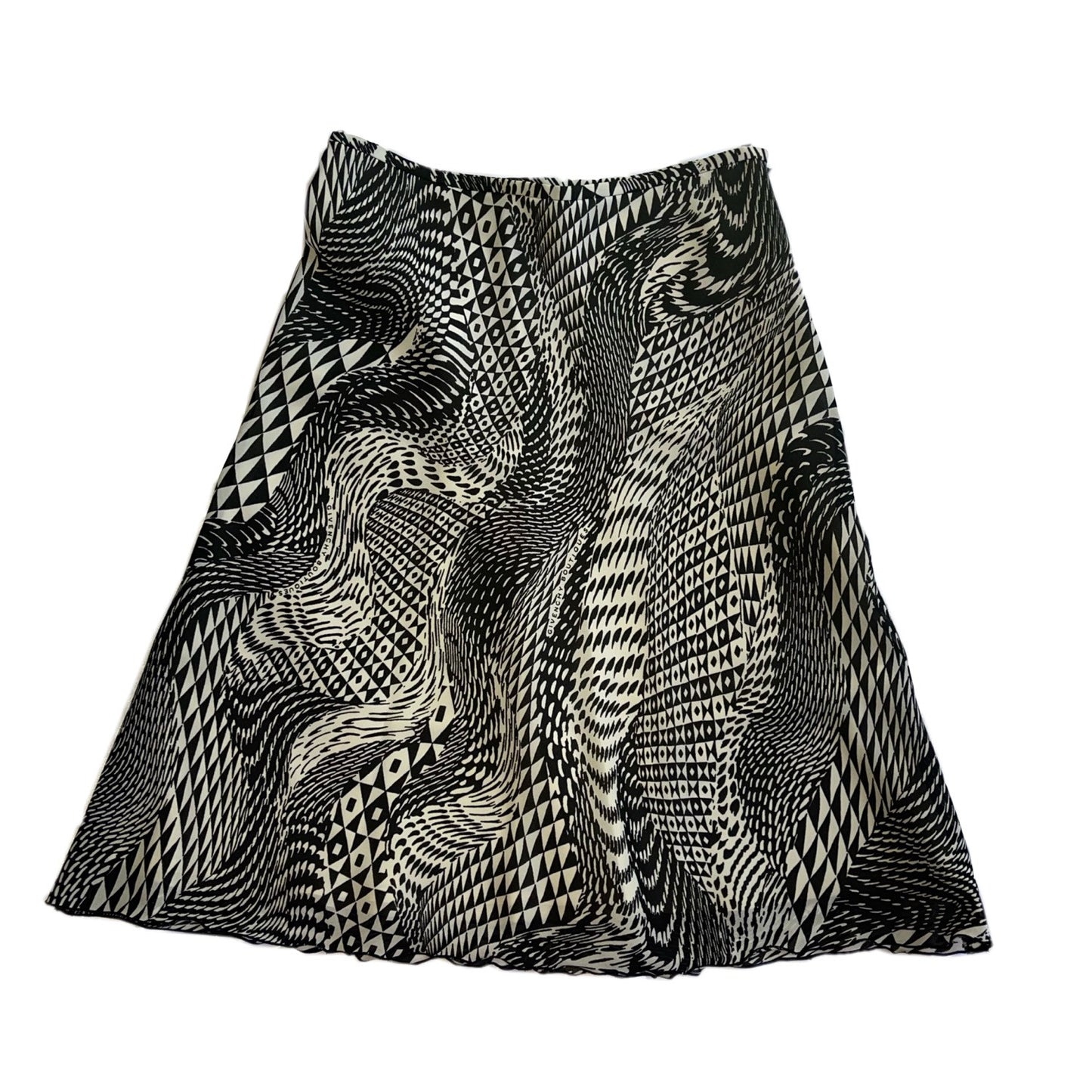 Givenchy Boutique Kaleidoscope Print Midi Skirt