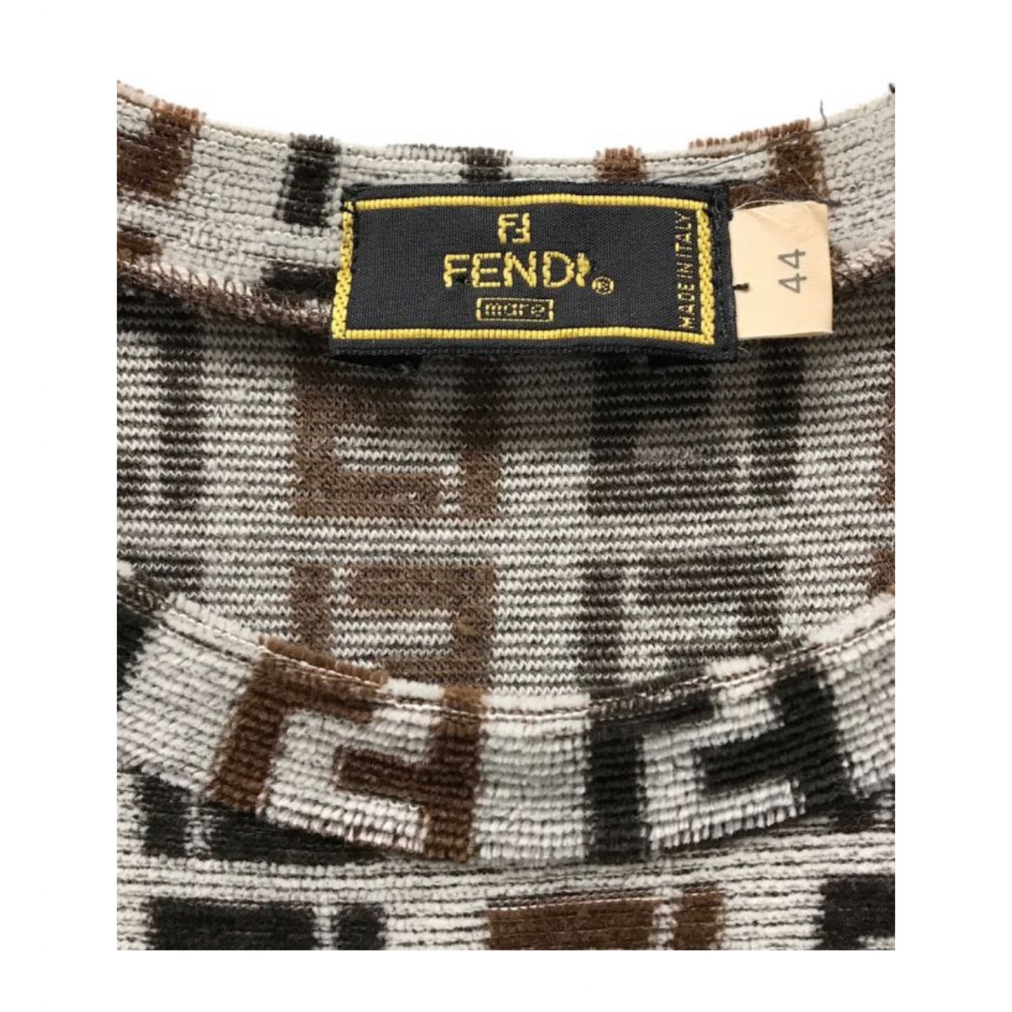 Fendi Zucca Terry Towel Dress