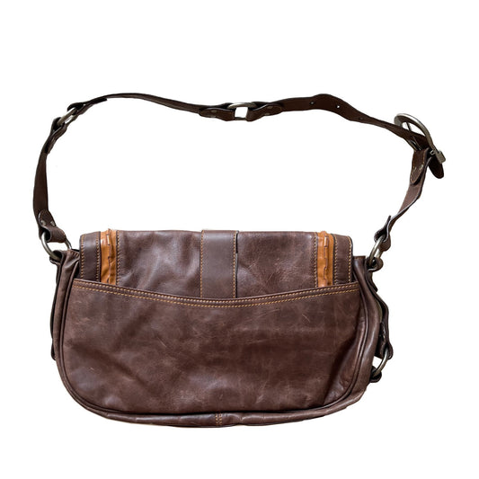 Christian Dior Brown Saddle Gaucho Bag