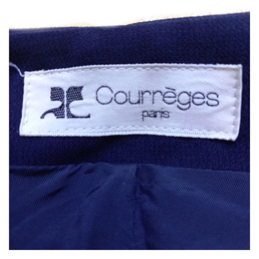 Courreges LS Sailor Contrast Trim Button Down Dress