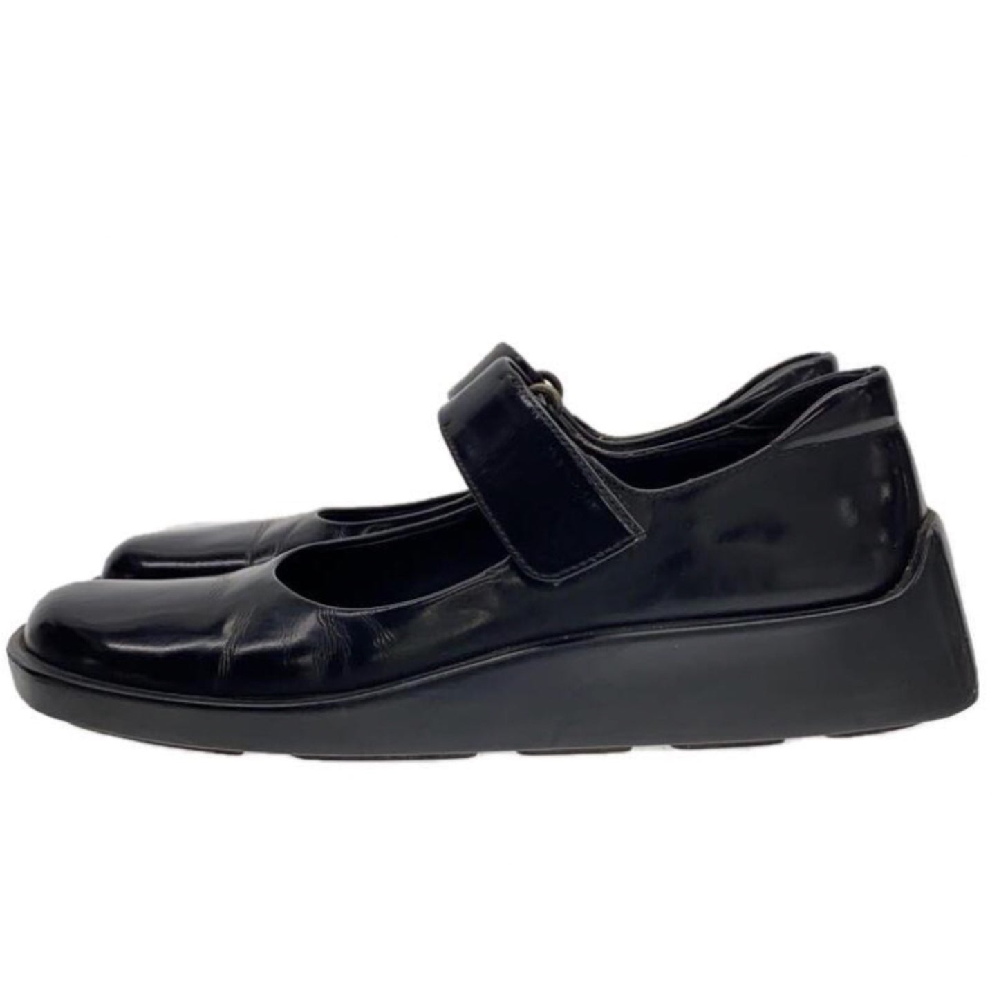 Prada Patent Leather Mary Jane wedges