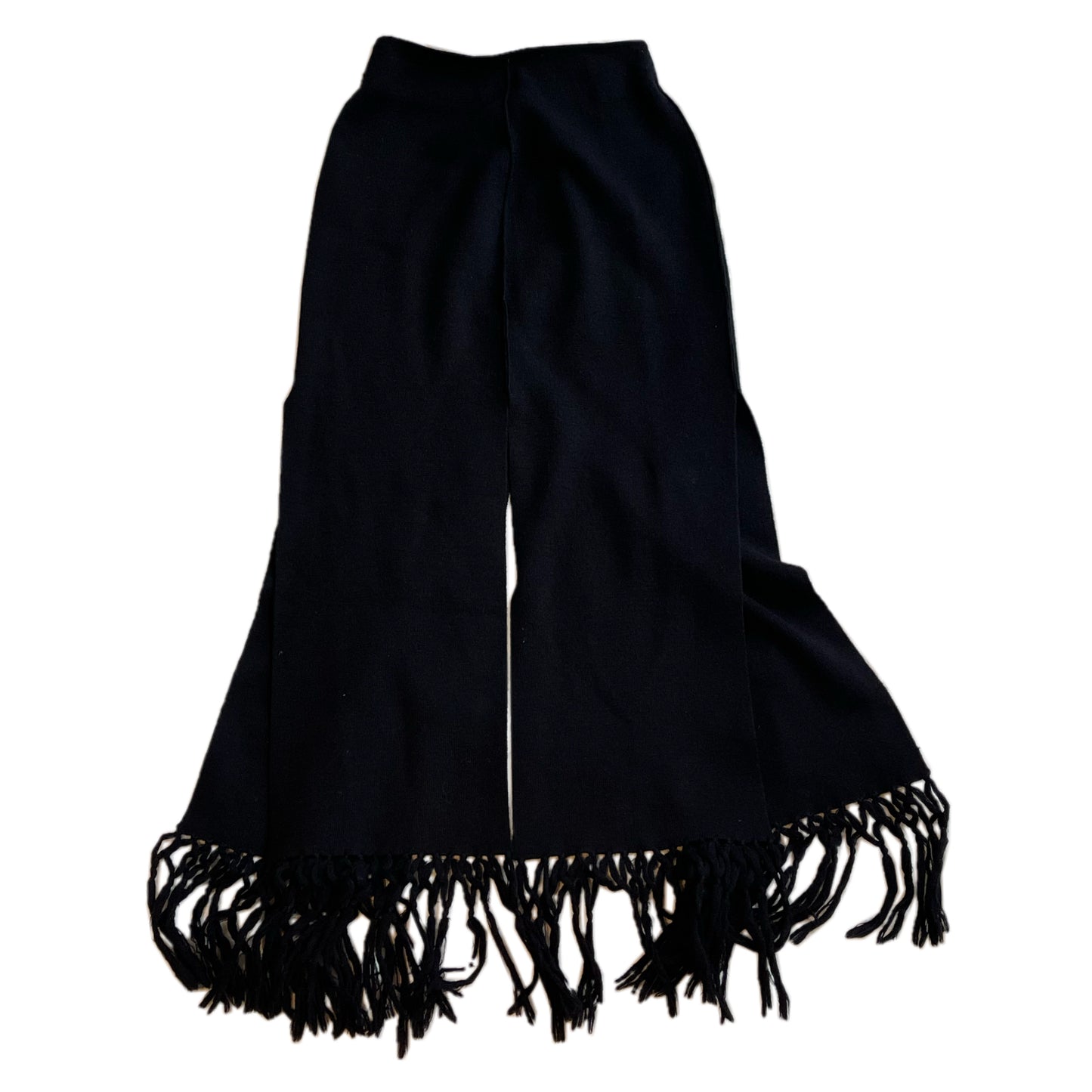 Jean paul Gaultier Knit Fringe Split Skirt