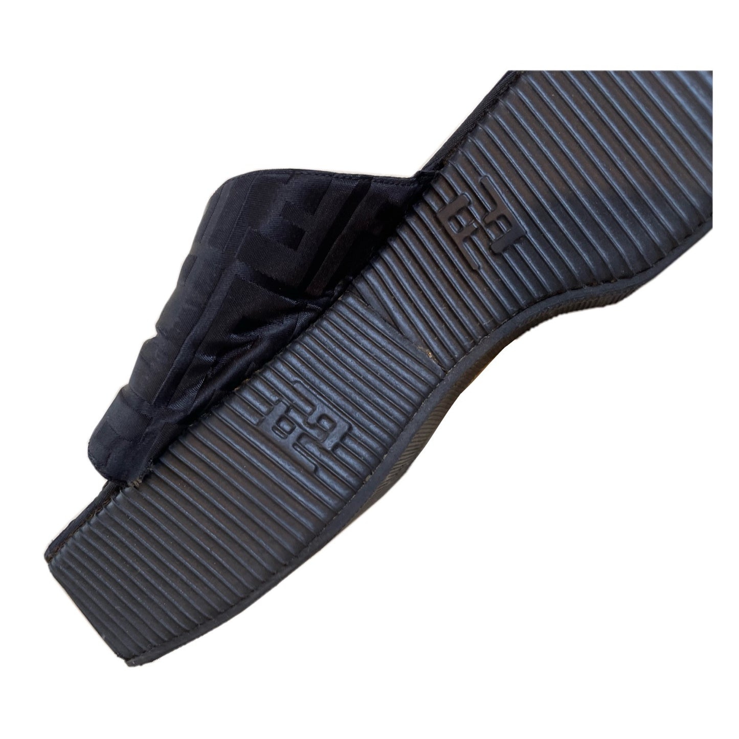 Fendi Zucca Logo Wedges