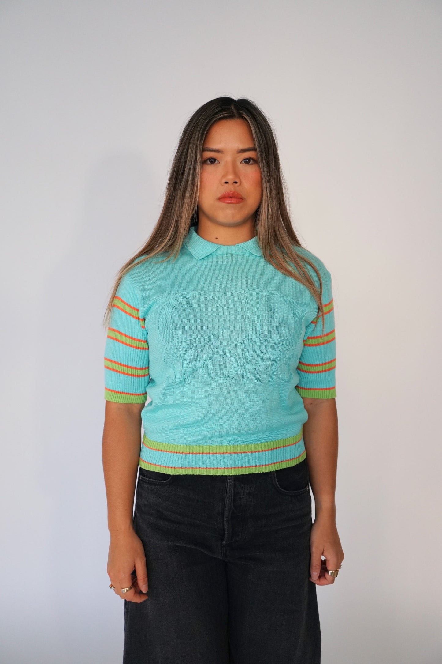 Christian Dior Sports Knit Collared Polo