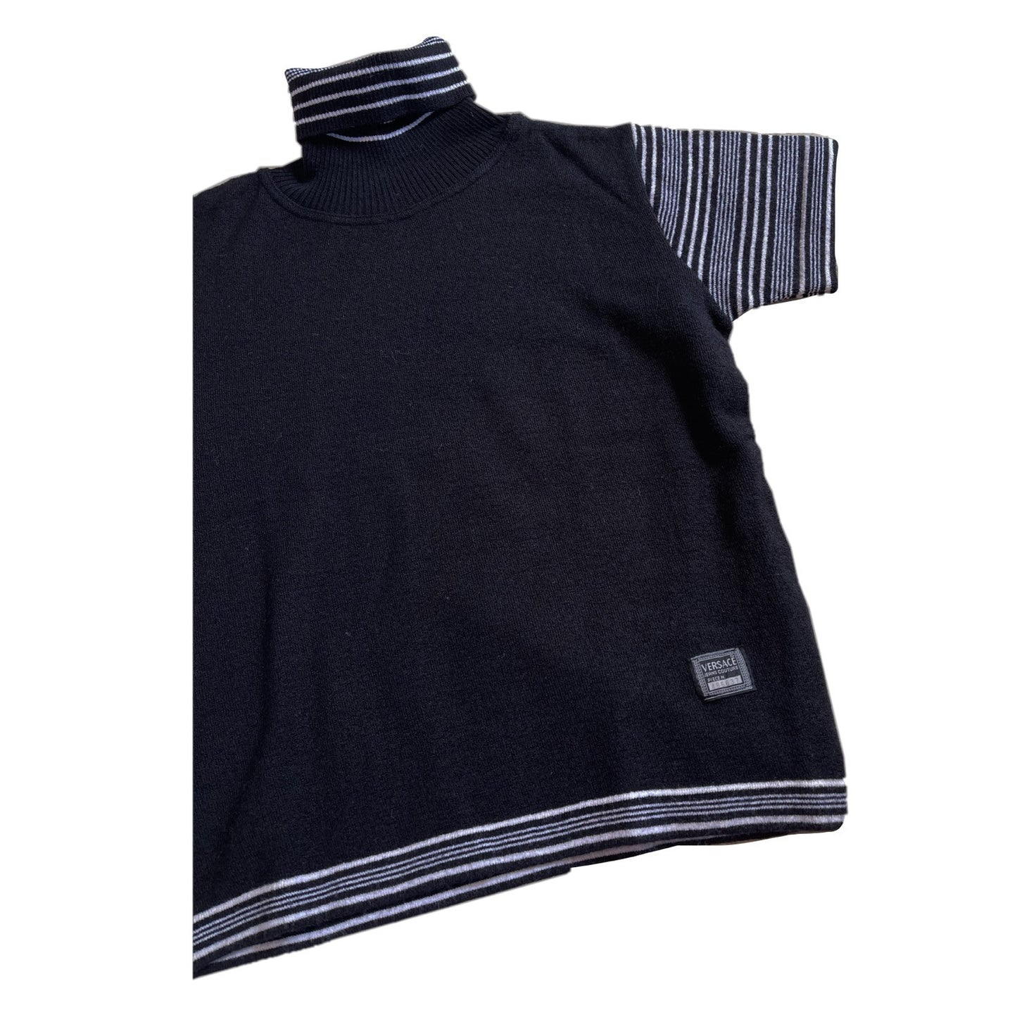 Versace Jeans Couture Turtleneck SS Knit Top