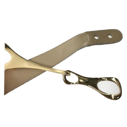 Gucci Leather Metal Tab Waist Belt