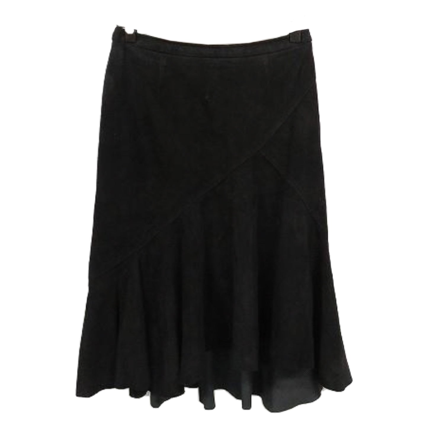 Givenchy Suede Leather Mermaid Midi Skirt