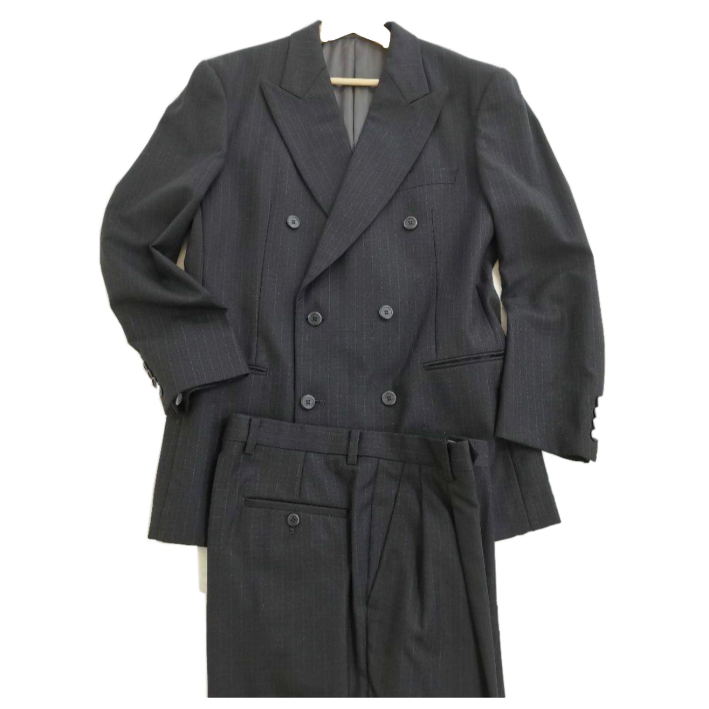 Moschino Wool Blend Check Blazer Trouser Suit Set