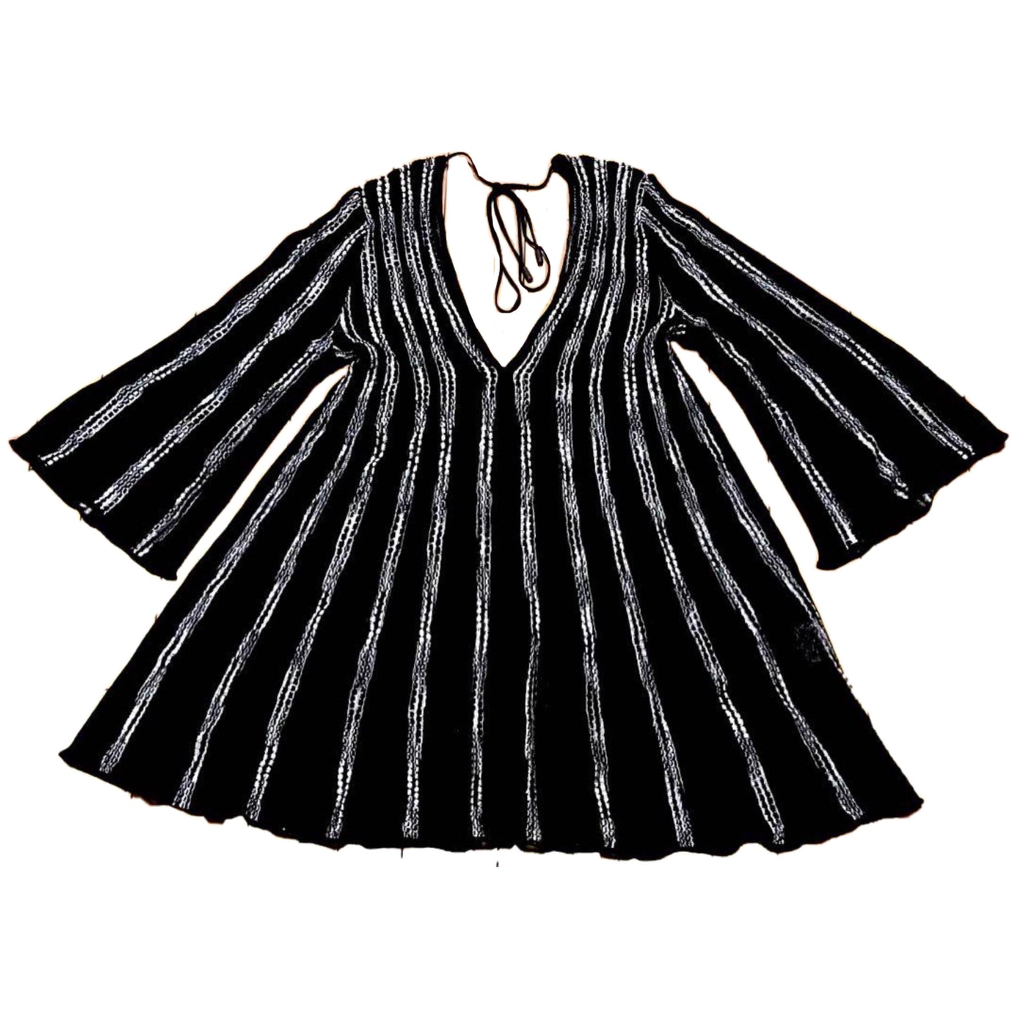 Missoni V Neck Knit Bell Sleeve Tunic