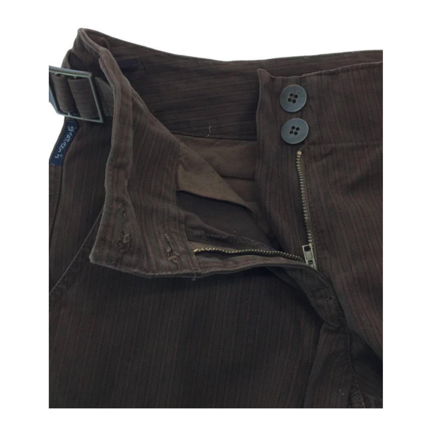 Armani Jeans Stripe Cargo Pants W Adjustable Waist