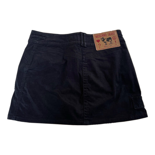 Moschino Jeans Utility Zipper Mini Skirt
