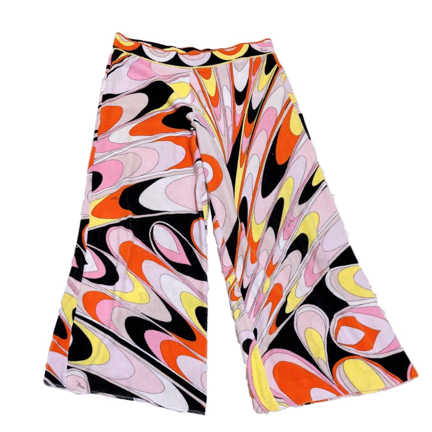 Emilio Pucci Terry Towel Abstract Culottes