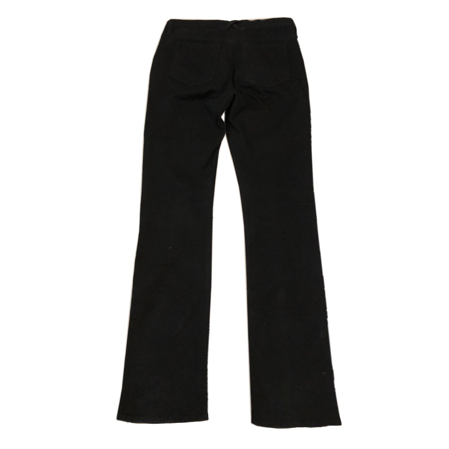 Versace Jeans Couture Black Low Rise Medusa Gold Link Hem Jeans