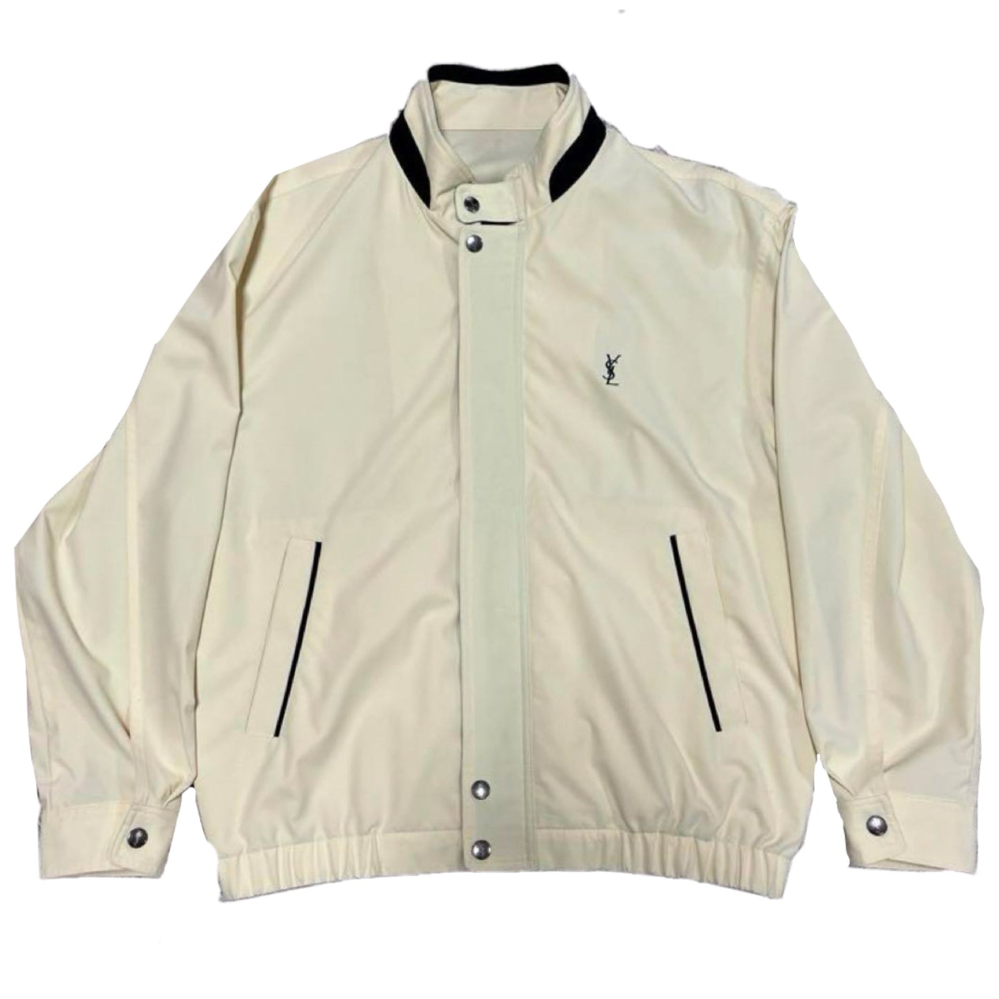 Yves Saint Laurent Pour Homme Logo Zipper Parka