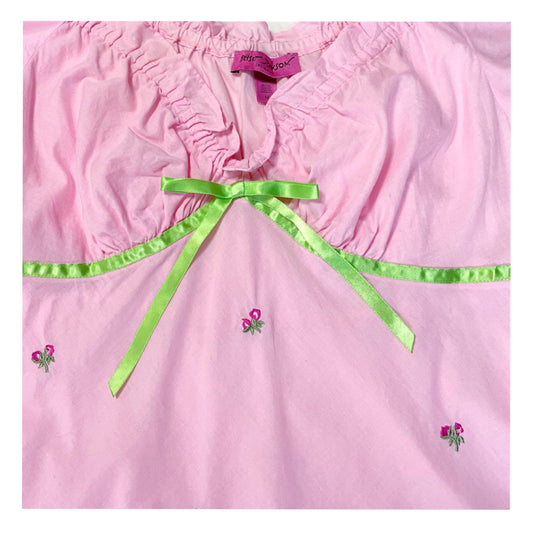 Betsey Johnson Puff SSDitsy V Neck Intimates Tunic