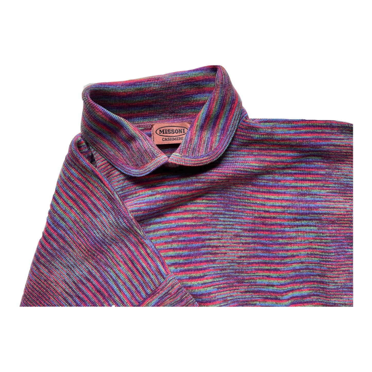 Missoni Cashmere Peter Pan Collar Knit Pullover