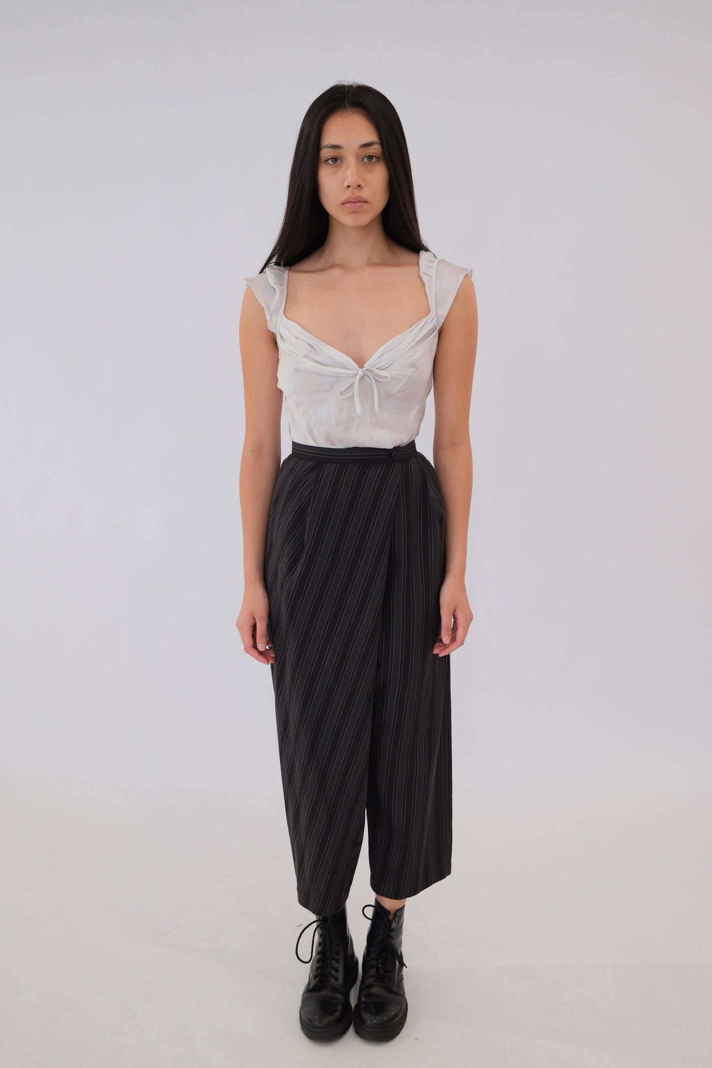 Armani collection Polka Dot Silk Cami Top