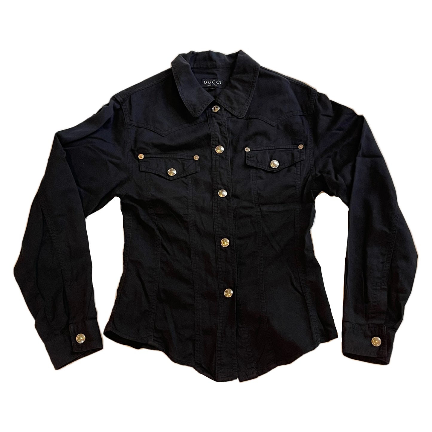 Gucci Western Cowboy Button LS Shirt