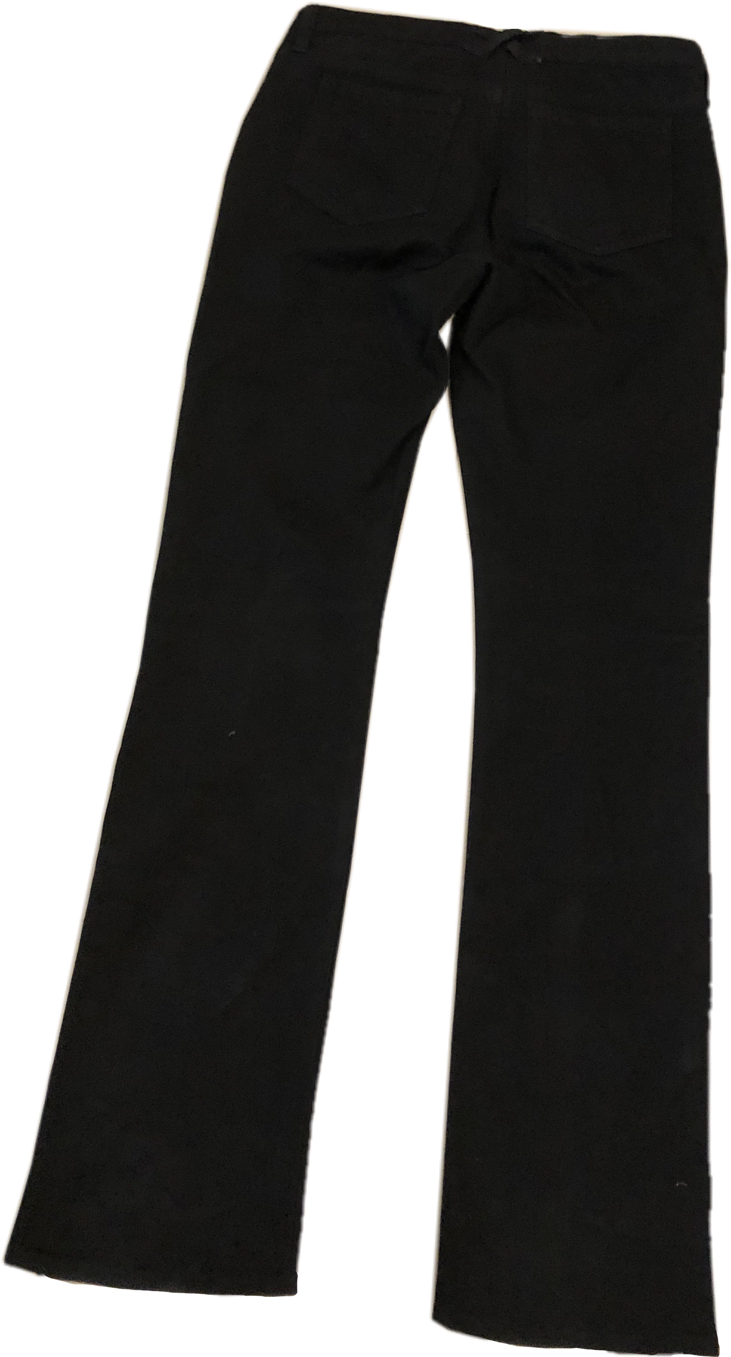 Versace Jeans Couture Black Low Rise Medusa Gold Link Hem Jeans