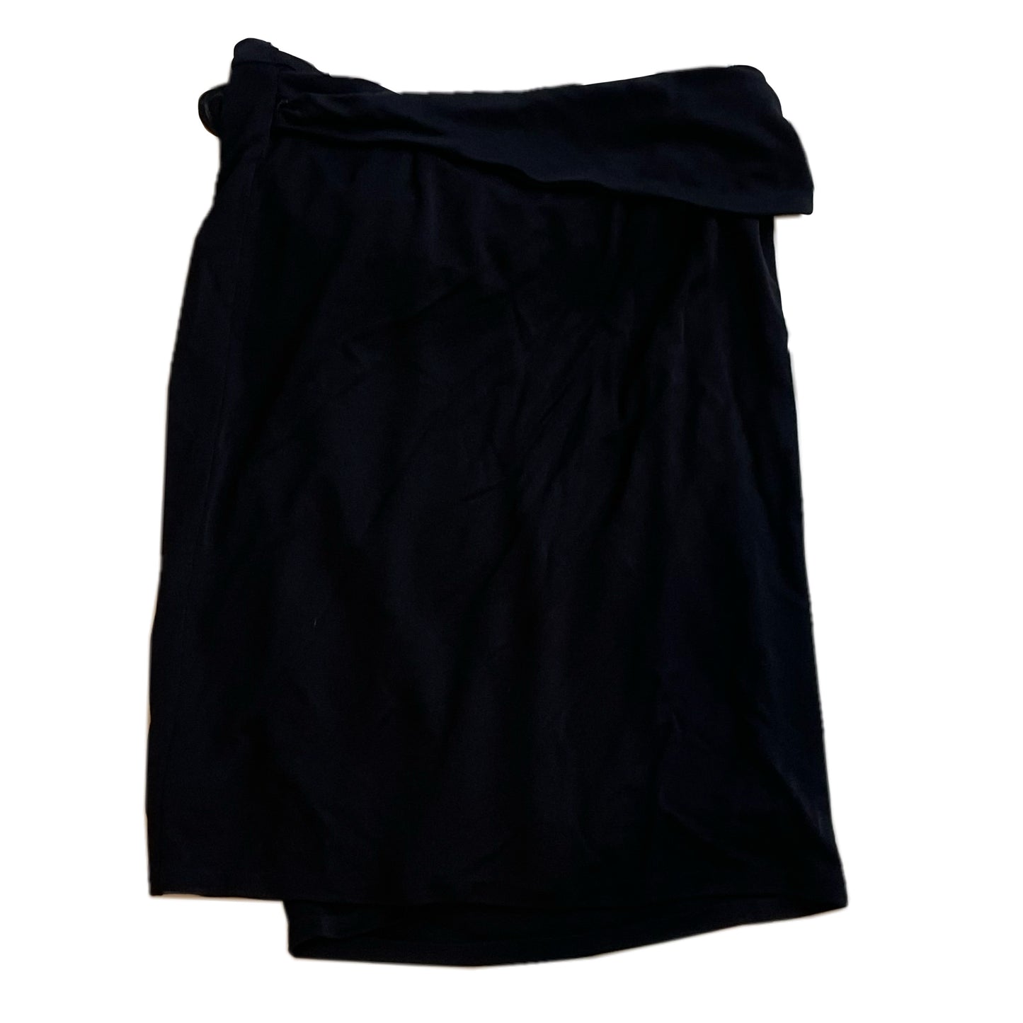 Gucci Viscose Wrap Braided Leather Midi Skirt