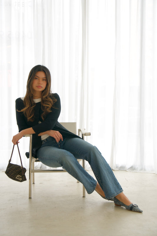 Loewe Buckle Monogram Square Toe Flats