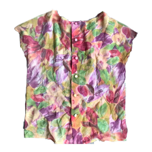 Christian Dior Floral Button Back Buckle Wrap Skirt Set