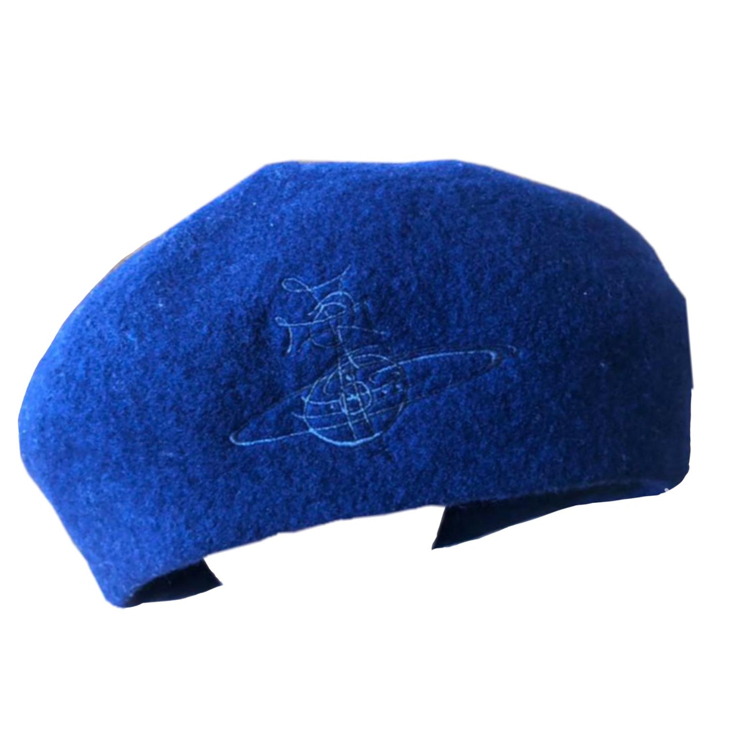 Vivienne Westwood Felt Orbit Logo Beret