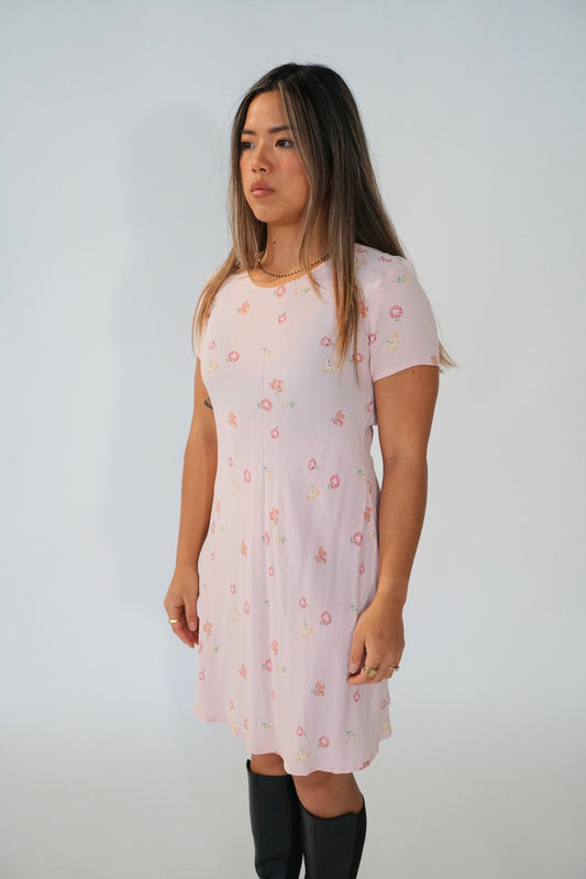 Laura Ashley Floral SS Mini Dress