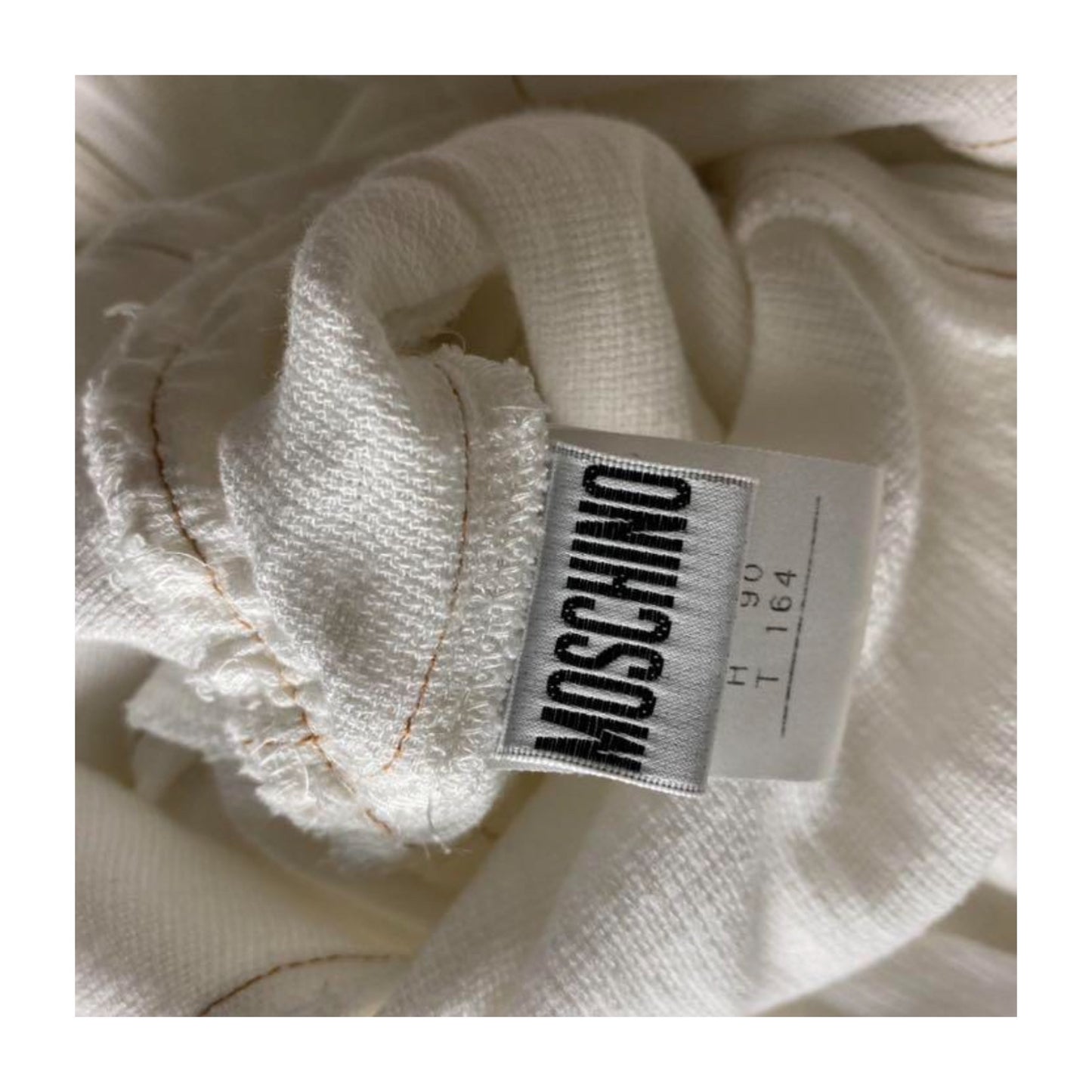 Moschino Linen Blend Cap Sleeve Button Down SS Midi Dress