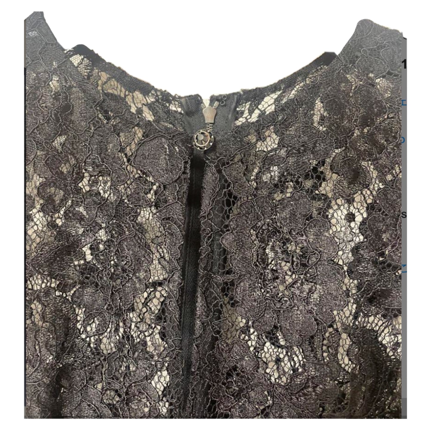 Dolce & Gabbana Lace Keyhole LS Blouse