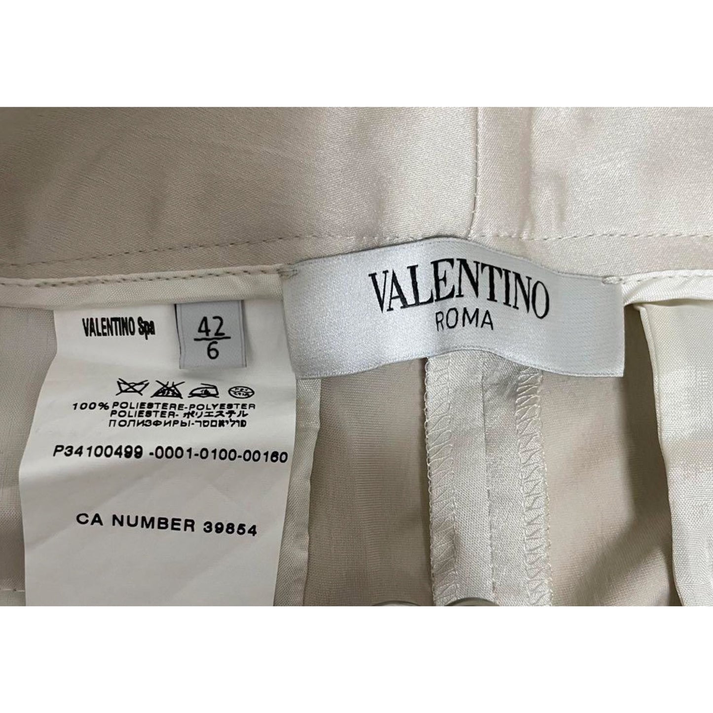 Valentino Silk Shorts w Pockets