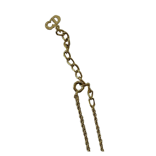 Christian Dior CD Rhinestone Necklace