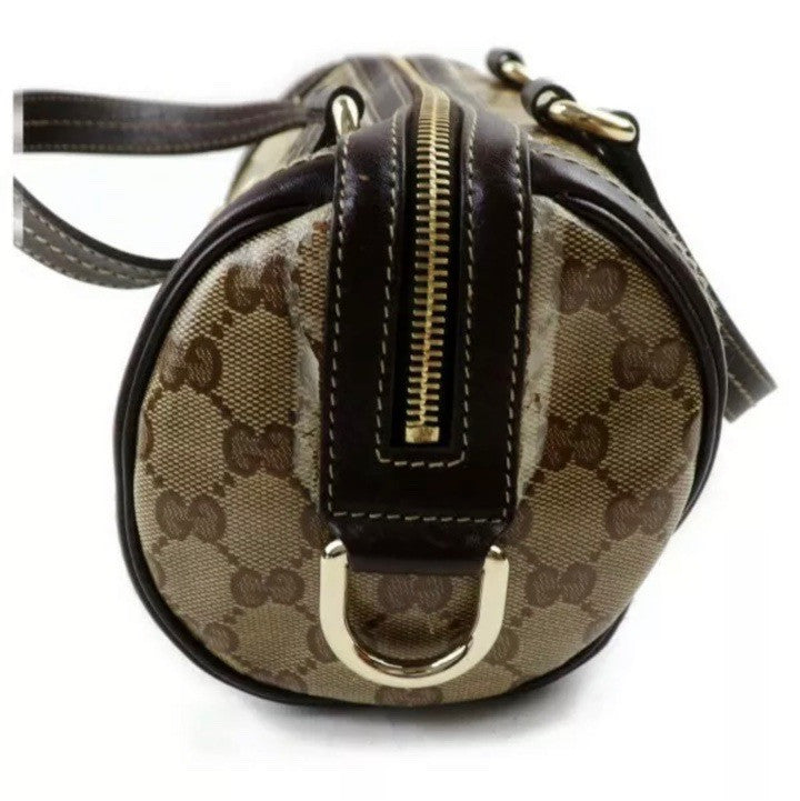 Gucci Monogram Coated Canvas Mini Papillon Purse