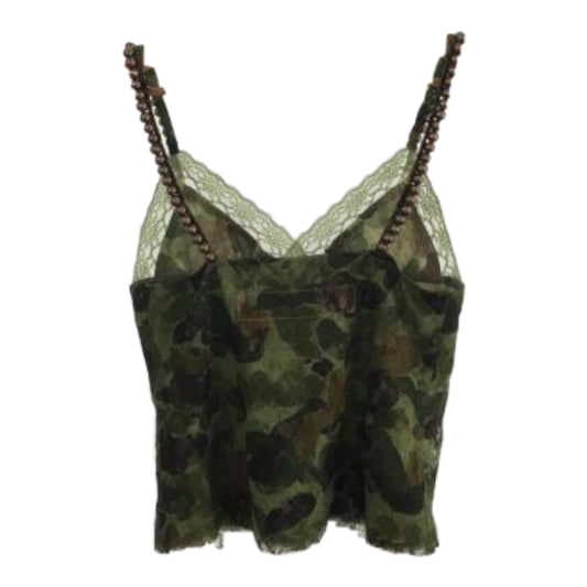 Junya Watanabe Comme Des Garcons Man Cameo Lace Cami w Beaded Straps