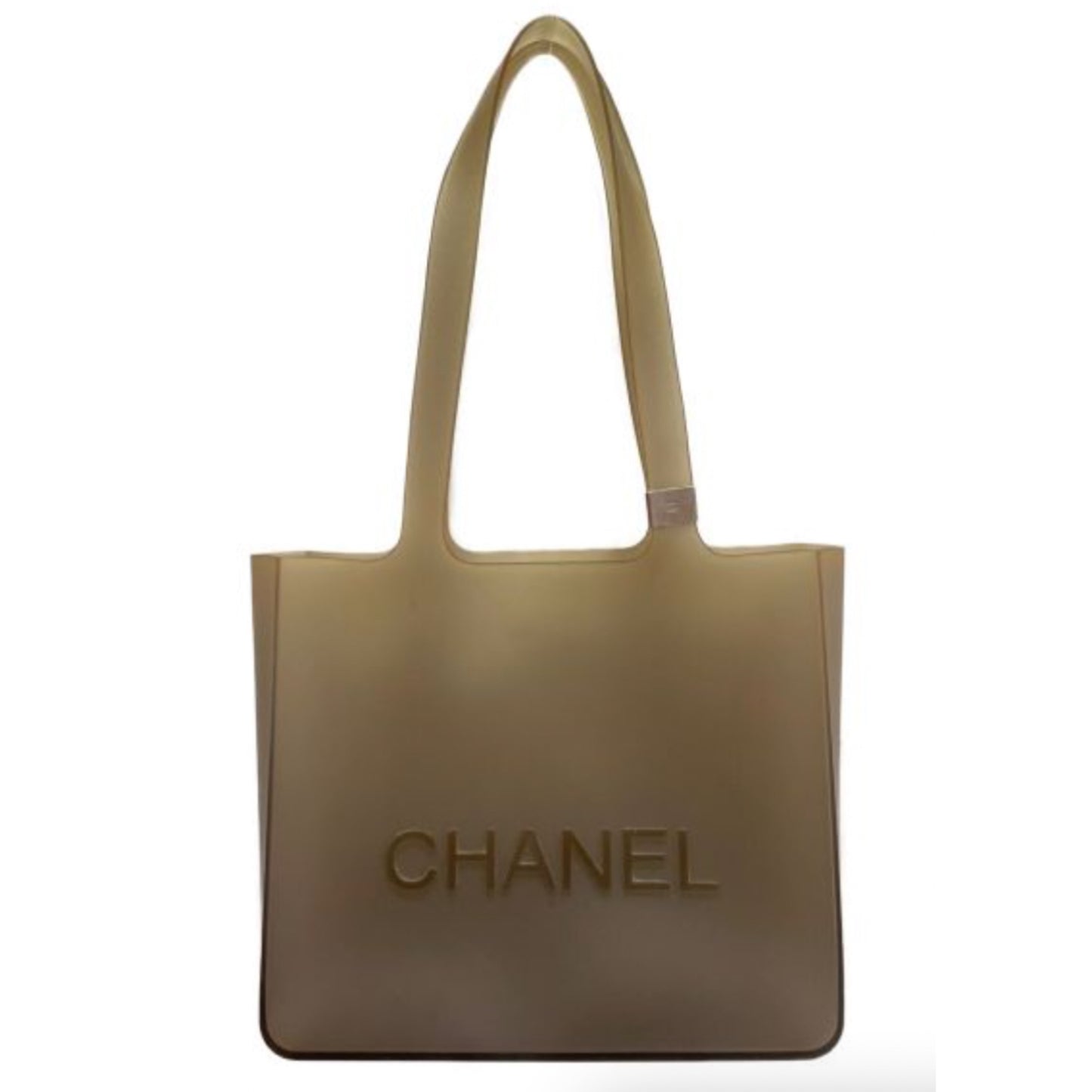 Chanel Logo Rubber Lava Tote