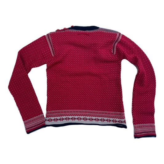 Jean Paul Gaultier Love Heart Argyle Knit Sweater