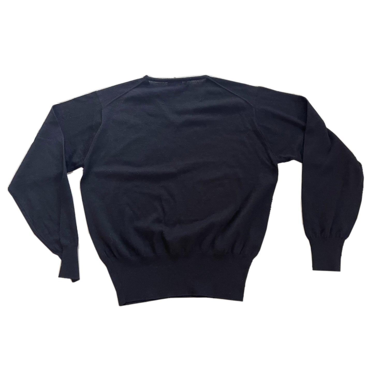 Christian Dior V Neck Logo Emblem Knit Jumper