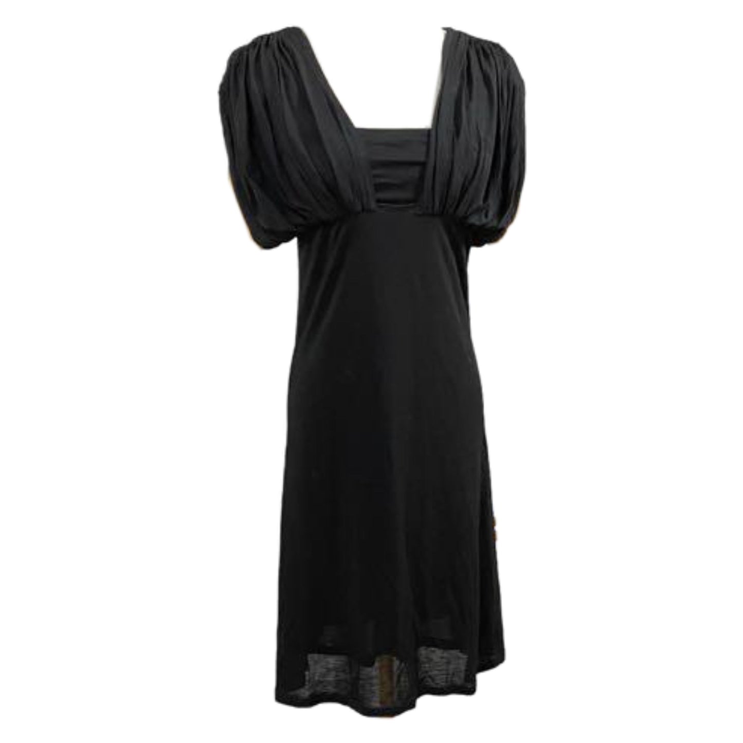 Jean Paul Gaultier Pleated Bust Shoulder Flare Dress