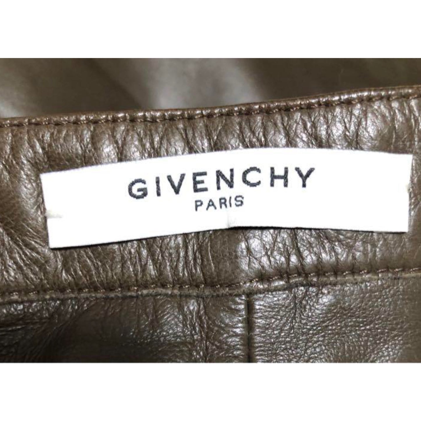 Givenchy Lamb Leather Harem Shorts