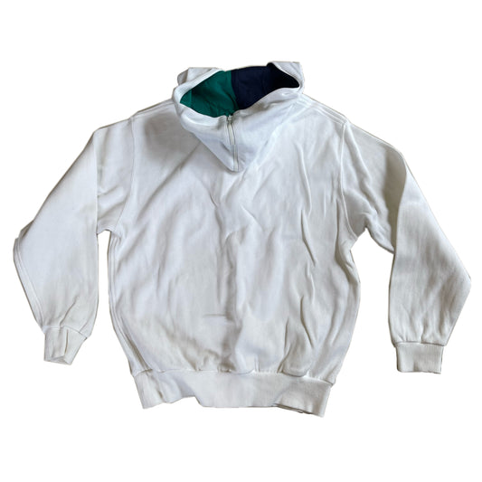 Christian Dior Sports 1/2 Button Down LS Knit Hoodie Jumper