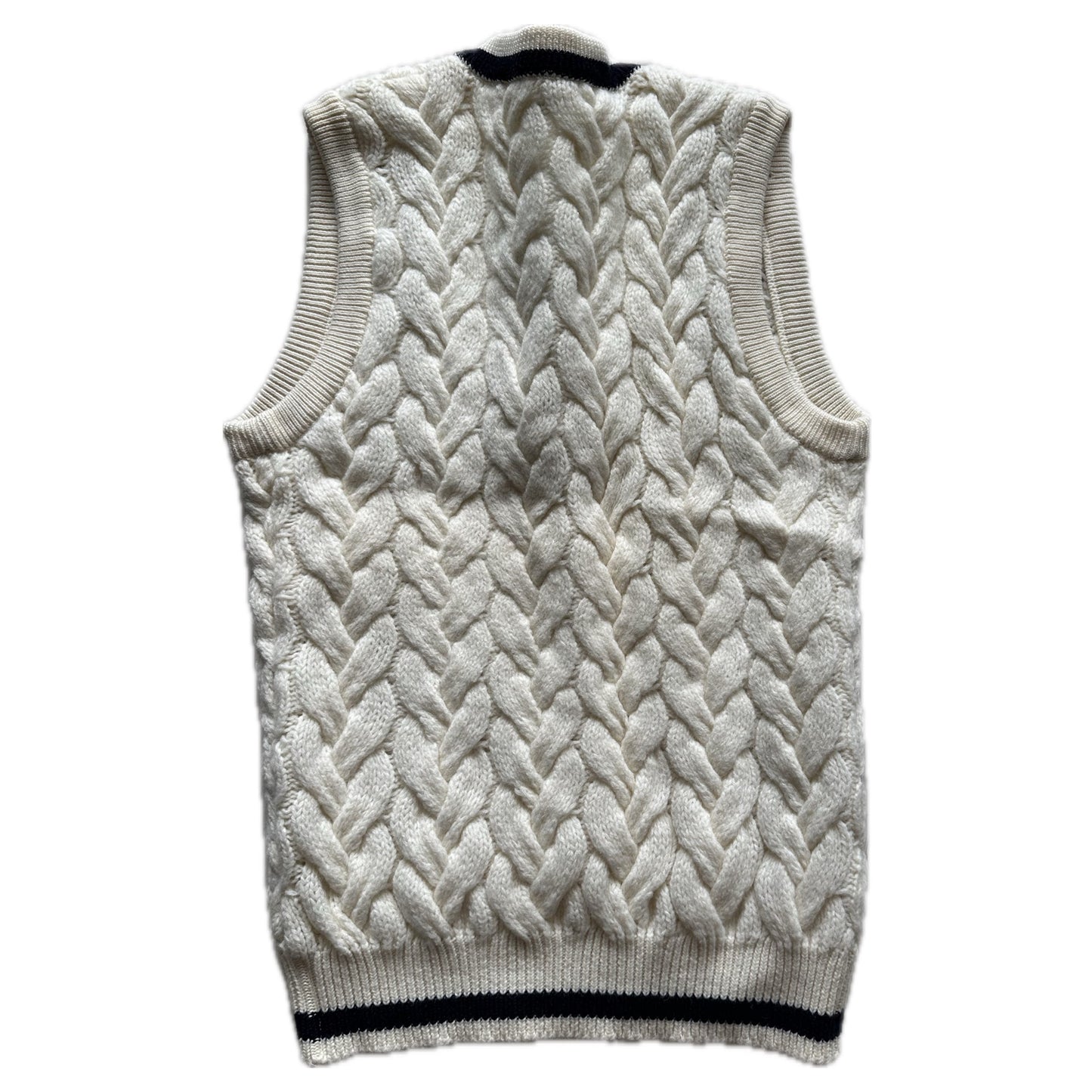 Christian Dior Sports Wool Braided Vest