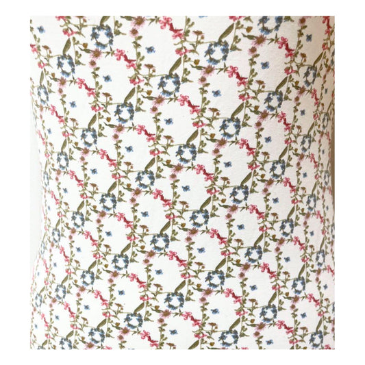 Christian Dior Floral Trotter Logo Boat Neck LS Top